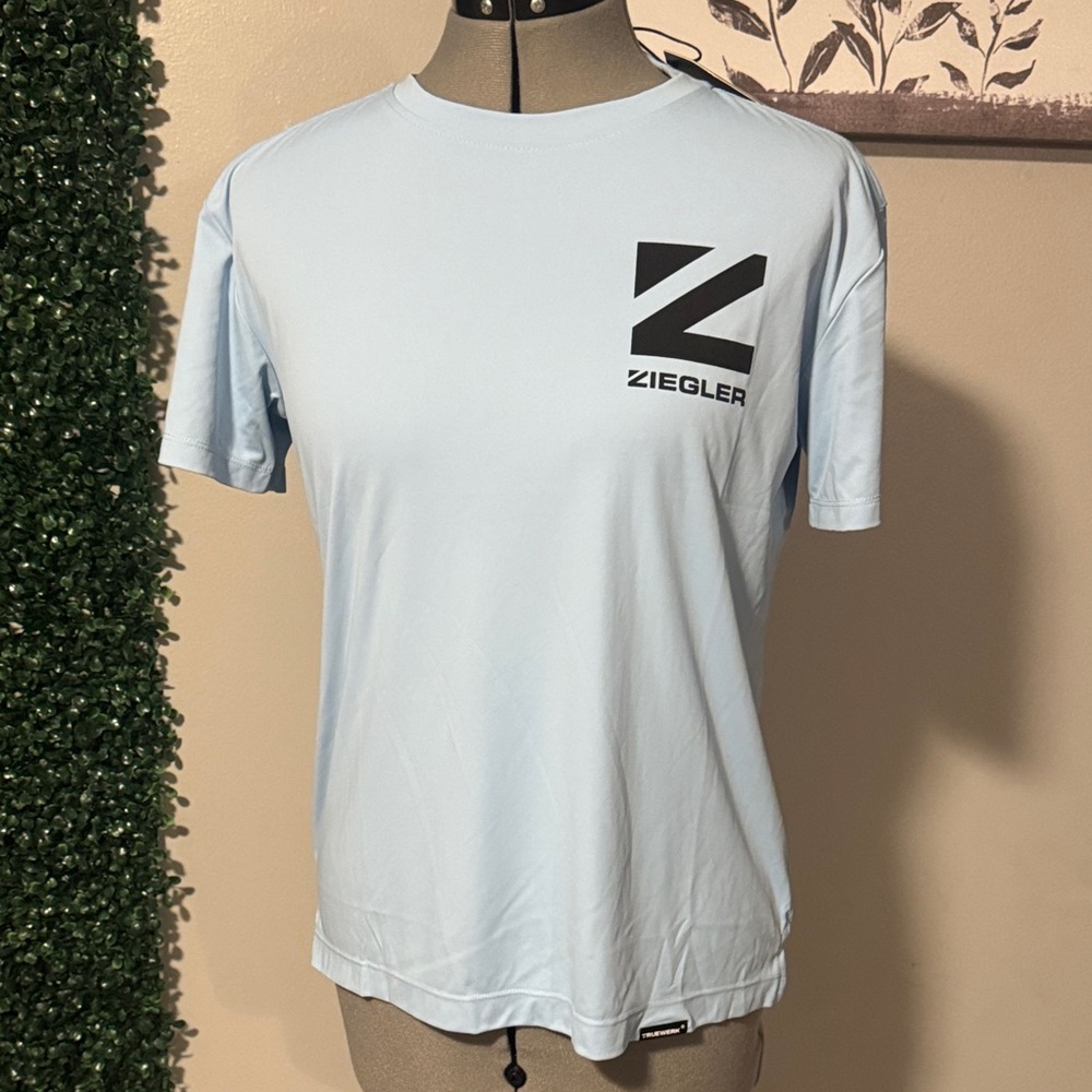 Women’s Light Blue Short-Sleeve Logo Tee